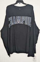 Champion Men’s Spellout Logo Black Sweatshirt Size XL Long Sleeve Nwt