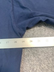 VANS Shirt Mens Medium Blue Long Sleeve Crew Neck Casual Graphic Print
