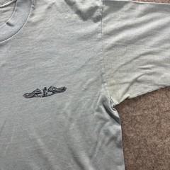Vintage USS Guardfish SSN 612 Shirt Mens Medium Blue Submarine Navy 80s SS