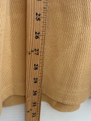 Vintage Old Navy Thermal Waffle Knit Yellow Shirt Men’s Size XL Y2K Grunge NWT