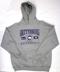 GETTYSBURG BATTLEFIELD CRACKLE UNISEX SWEATSHIRT HOODIE NEW