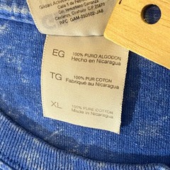 Gildan Cotton Tee Mens XL Blue Tucson AZ Butterfly Graphic Vintage Acid Wash
