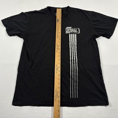 F1 Formula One Las Vegas Black Crew Short Sleeve Graphic Print Tee T-shirt Sz L