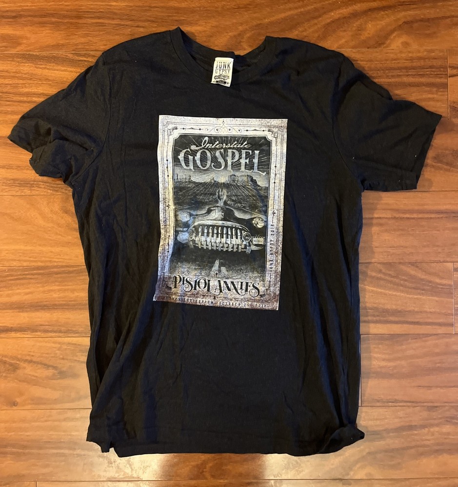 Junk Gypsy Shirt Large Pistol Annie’s Interstate Gospel Distressed