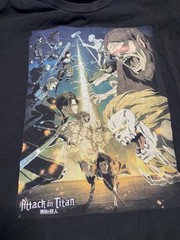 Attack On Titan Final Season Graphic Tee Size 2XL