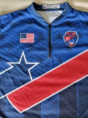Blue Chip Athletic ILLINOIS USAW Quarter Zip Long Sleeve Mens Size 3XLarge