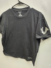 True Religion Metallic Logo Black S/S 100% Cotton T-Shirts Large Y2K