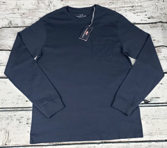 Vineyard Vines Men’s Long Sleeve Pocket T-Shirt Blue Blazer Size Large – NEW
