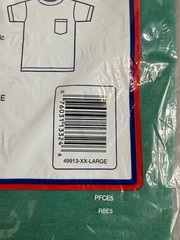 Vintage 1994 Bloopers Pocket T-Shirt Size 2XL Green Made In USA Irregular