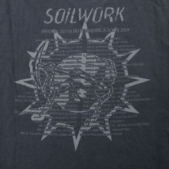 Rare Vintage Soilwork Sworn to a Great Divide 2009 Tour T Shirt 2000s Black 2XL