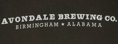 AVONDALE BREWING COMPANY T SHIRT TEE BROWN BIRMINGHAM ALABAMA AL SIZE S SMALL