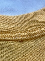 70s Russell Athletic Bobcats T-Shirt Yellow Gold Tag Single Stitch Vintage M