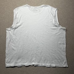 Dickies Men’s Sleeveless Undershirt Cotton Size XL White