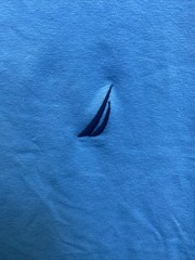 NEW Nautica Performance Mens Blue T-Shirt 2XL V Neck Short Sleeve NWT $44.50