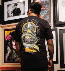 Sullen Art Collective True Artist Pin Up Tattoo Men’s Standard Tee SNAKE VENOM