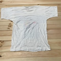 Vintage 80s Yoga Cat MIRO Cancun Workout Gym Shirt Size Medium