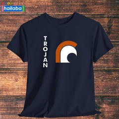 Trojan Yachts Logo Black/Navy/Grey/White/Orange T-Shirt S-5XL