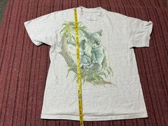 MENS USED VINTAGE 90S SINGLE STITCH KOALA BEAR GRAPHIC ANIMAL SHIRT SIZE LARGE