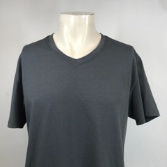 BYLT – MEN’S LARGE -GRAY DROP CUT SHORT SLEEVE V NECK BYLT BLEND T-SHIRT