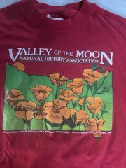 Vintage Sonoma Valley Of Moon California Poppies Shirt Size M Single Stitch