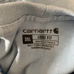 Carhartt Loose Fit Long Sleeve Blue Work T-Shirt Men’s 3XL Workwear K-231