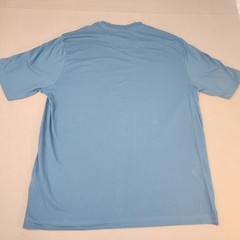 Greg Norman Pocket Tee Mens XL Blue Excellent Play Dry Shark Logo Golf Shirt