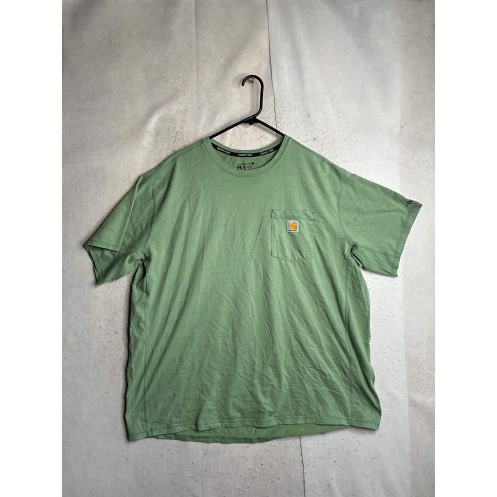 Carhartt Force Relaxed Fit Pocket T-Shirt Mens 2XL Green TK6552-M Spring 2024