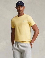 Polo Ralph Lauren Custom Slim Fit Short Sleeve Cotton T shirt Yellow Men’s Sizes
