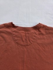 Duluth Trading Mens Orange Long Tail T-Shirt Size Medium Relaxed Fit 100% cotton