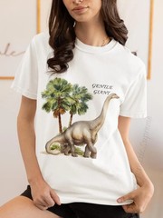 Brachiosaurus Gentle Giant Comfort Tee Dinosaur Shirt Men Women