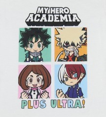 My Hero Academia Girls’ Shirt Plus Ultra! Character Grid T-Shirt Tee Kids