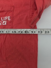 Salt Life T-Shirt Men L Longsleeve Graphic Print Logo Orange.#45947