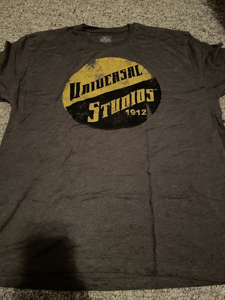 universal studios florida hollywood adult xl logo t shirt 1912 amusement park