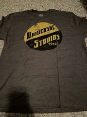 universal studios florida hollywood adult xl logo t shirt 1912 amusement park