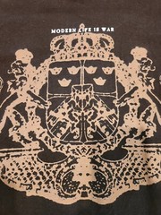 Modern Life Is War Shirt Size L Preowned Deathwish Equal Vision Tultex Hardcore