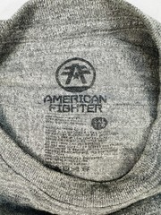 American Fighter Men’s Gray Graphic Print Short Sleeve Tshirt Size 2X