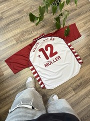 Hamburg 1999 2000 Home Soccer Jersey Football T-Shirt Fila Vintage Size XL-XXL