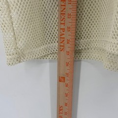 Chosen Graphic Mesh Jersey Short Sleeve Streetwear Top Cream Off-White Relaxed