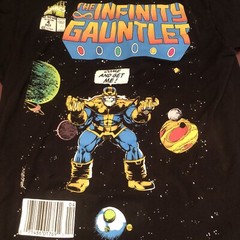 Marvel Comics The Infinity Gauntlet T-Shirt Men’s Size Medium Tee Marvel Thanos
