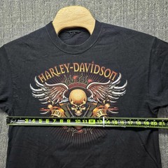 Harley Davidson Wildwood NJ T-Shirt Men Medium Pirate Skull Graphic Biker No Tag