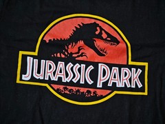 Jurassic World Park Graphic T-Shirt Tee Mens Large Black Short Sleeve Cotton