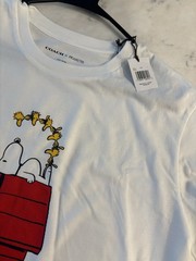 NWT Limited Coach x peanuts Snoopy T-shirt Men 5772 $178 Size L