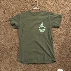 Jordan Travis Scott Highest Men’s Green Graphic Cotton Knit Tee Size M