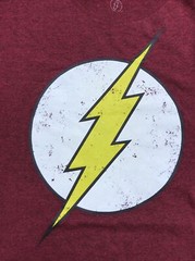 DC Comics The Flash T-Shirt Men’s Medium L Short Sleeve Crew Neck Graphic Red