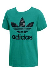 Adidas Men’s T-Shirt Trefoil Logo Design Classic Graphic Short Sleeve Shirt