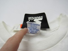 Vtg NOS NWT 90s Starter USA Made T Shirt Single Stitch XXL All Over Print Logo
