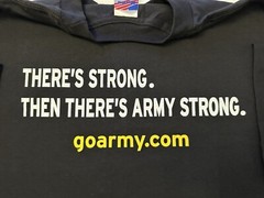 Vintage 2000s Y2K United States Of America USA U.S. Army Strong T-Shirt, XL NEW