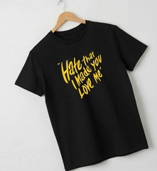 Ariana Grande Inspired Tour T-Shirt “Hate That I Made You Love Me” Lyric Tee