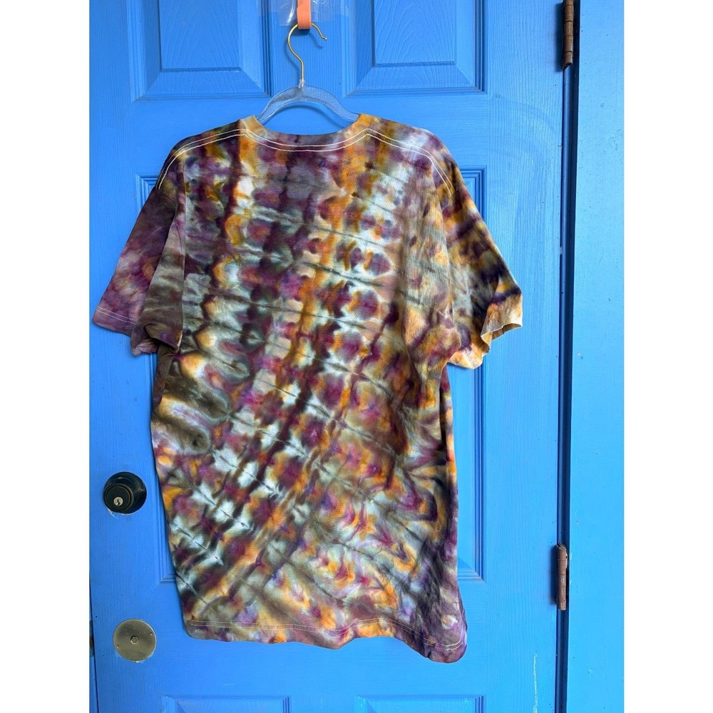 Handmade tie dye L unisex ice dyed t-shirt