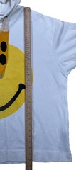 Kapital Rain Smile Hooded Shirt Smile Face Drawstring Brand New Made In Japan